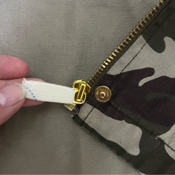TRUE RELIGION Olive Camo Women’s Military Jacket XS New without Tags - Picture 7 of 9